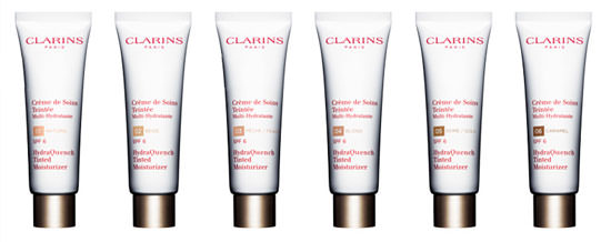 Gama de colores Crème de Soins Teintée de Clarins