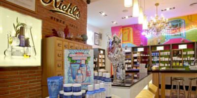 interior de la nueva tienda Kiehl´s en Barcelona