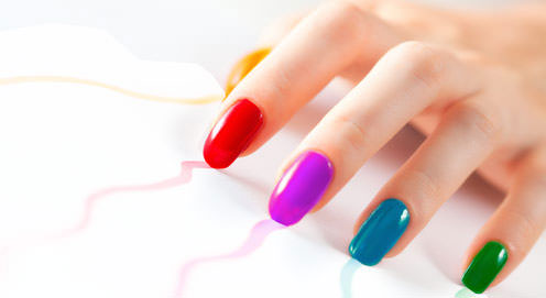 colores flúor en lacas de uñas