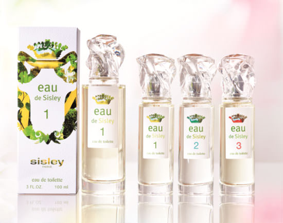 trío de fragancias Eau de Sisley