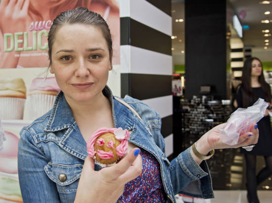 mi Cupcake en el evento de Sephora