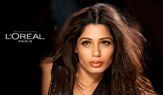 Freida Pinto para L'Oréal