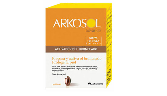 nutricosmética para tomar el sol de Arkosol