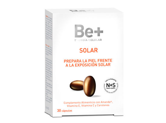 nutricosmética para tomar el sol de Be+