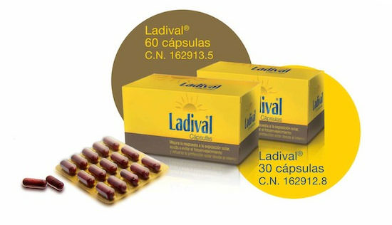 nutricosmética para tomar el sol de Ladival