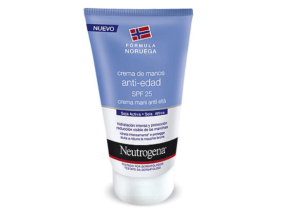 crema de manos anti-edad de Neutrogena 