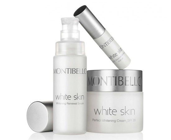 línea de productos White Skin de Montibello