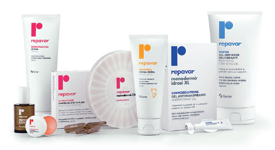 productos de dermocosmética Repavar