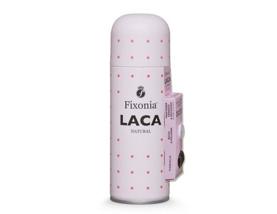 bote rosa de laca natural Fixonia