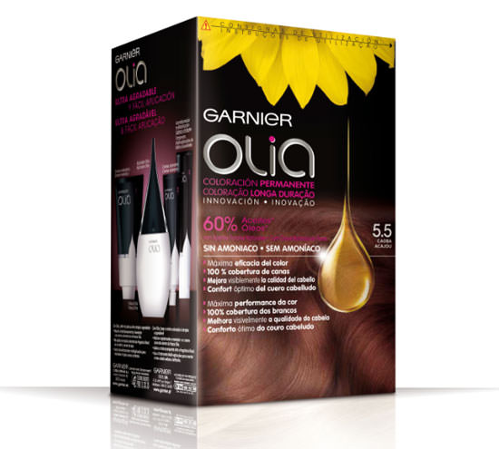 packaging Olia de Garnier