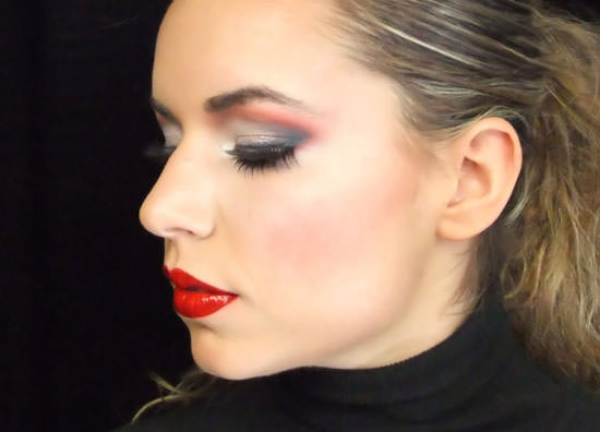 detalle Maquillaje carnaval: Glamour cabaret