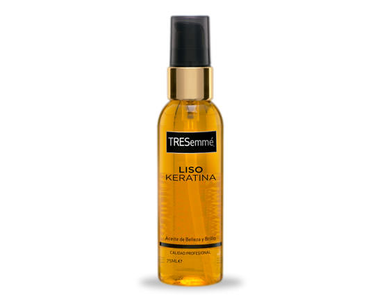 Aceite de belleza y brillo Liso Keratina