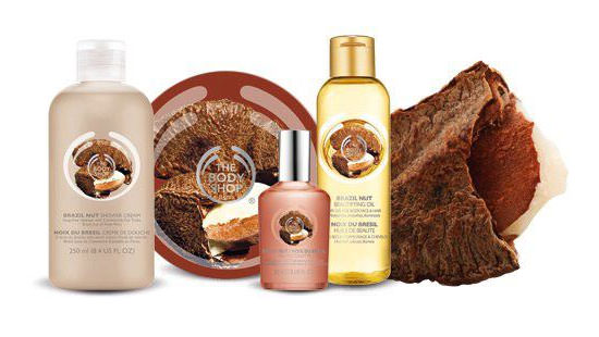 línea Nuez de Brasil de The Body Shop