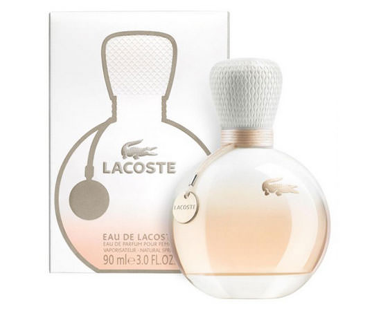 packaging Eau de Lacoste Femme