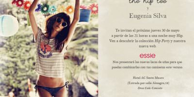 invitación Essie y The Hip Tee