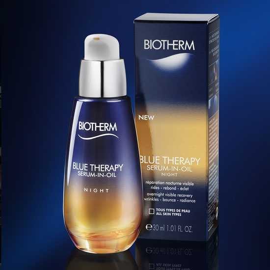 packaging Blue Therapy SerumIn Oil de Biotherm