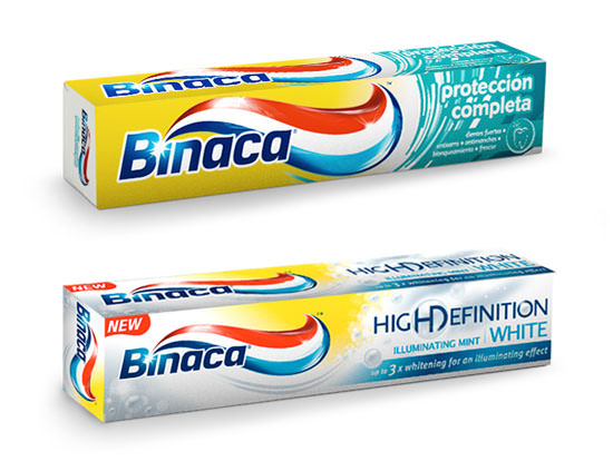 dos nuevas pastas de dientes de Binaca