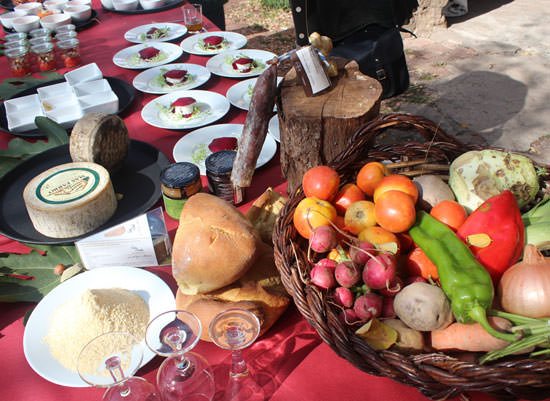 comida en Sant Salvador de Bianya con el chef Pep Nogué