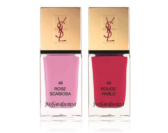 lacas de uñas Rose Scabiosa y Rouge Pablo