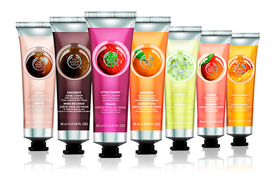 Cremas de manos de The Body Shop