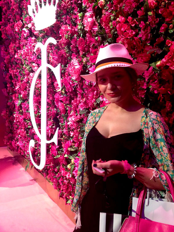 arantza en el evento de Juicy Couture