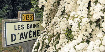 cartel baños de Avène