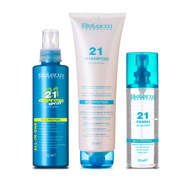 Pack Salerm 21 Champú + Express Spray + Finish