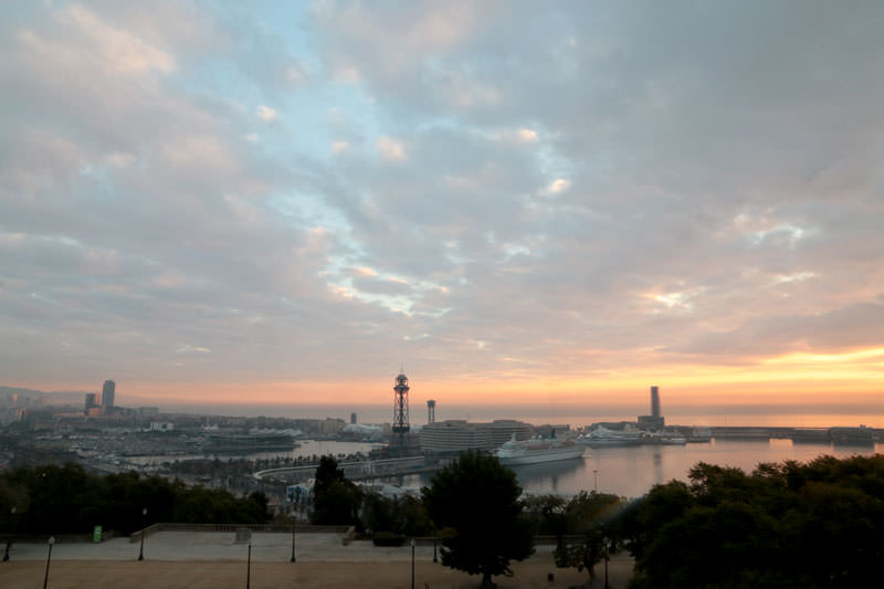 vistas desde el Hotel Miramar Barcelona