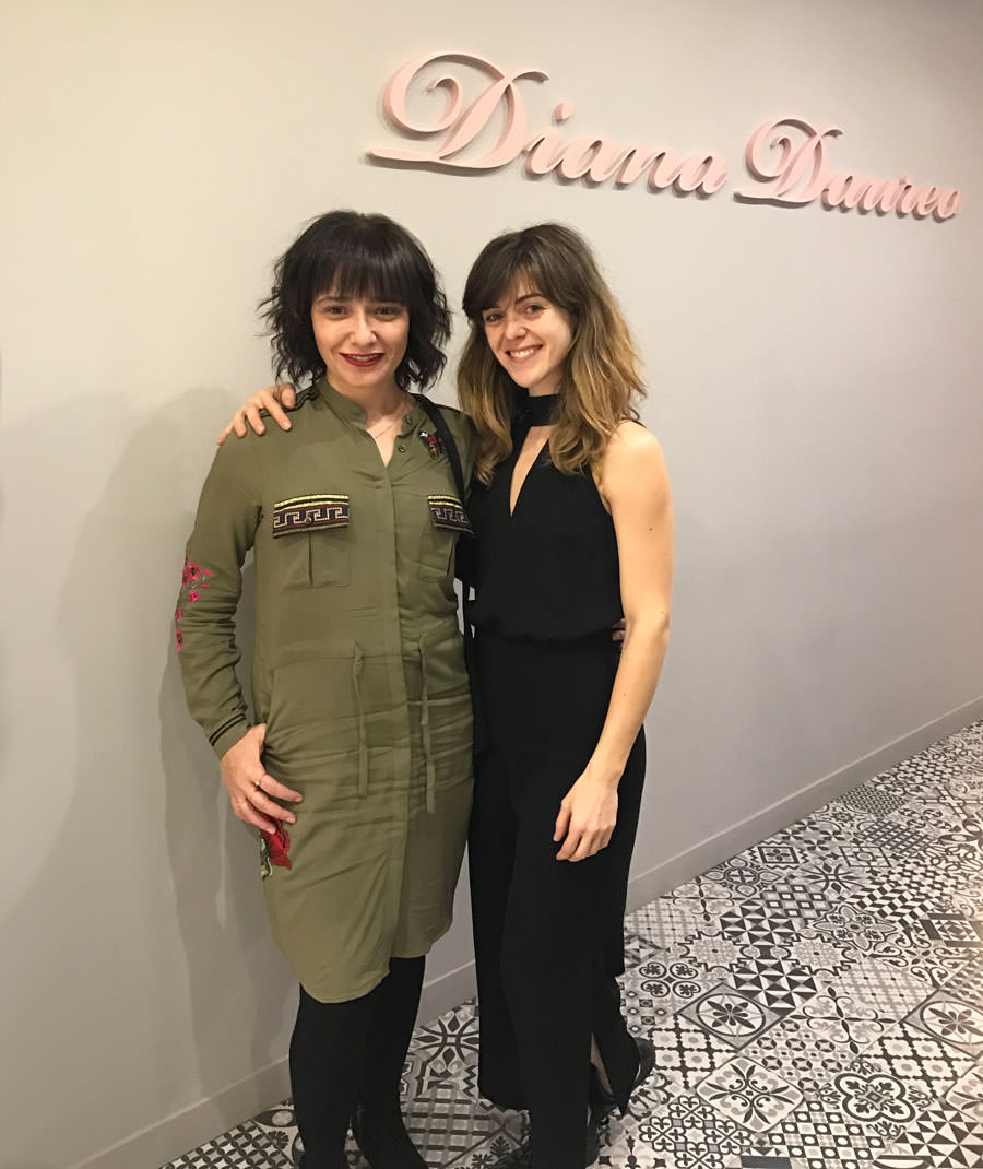 Arantza con Diana Daureo