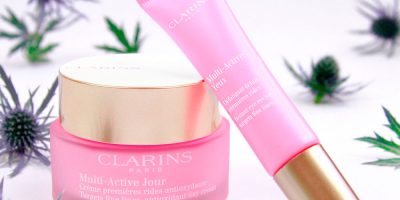 Crema de día y contorno de ojos Multi-Active de Clarins