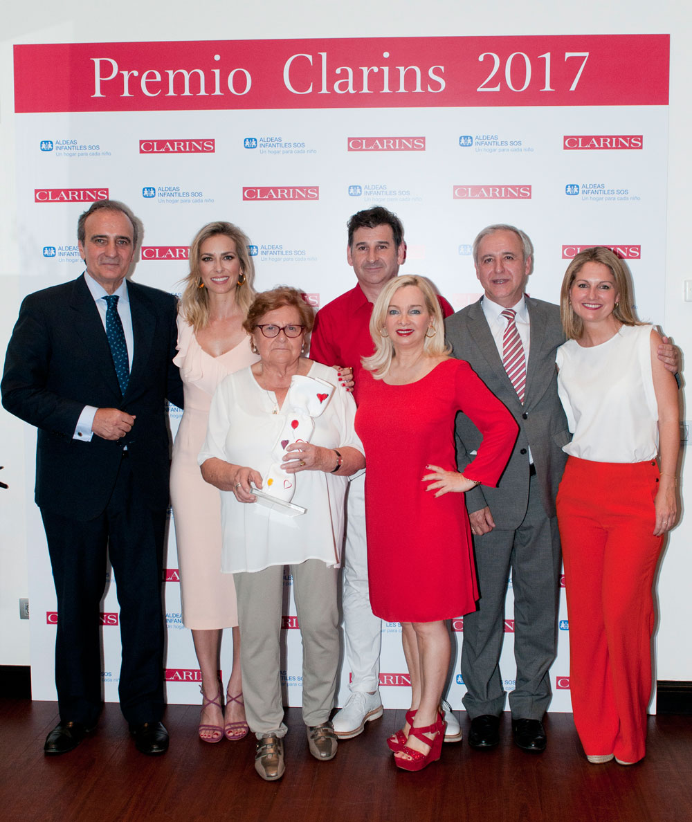 Rosa Cufí en los Premio Clarins 2017