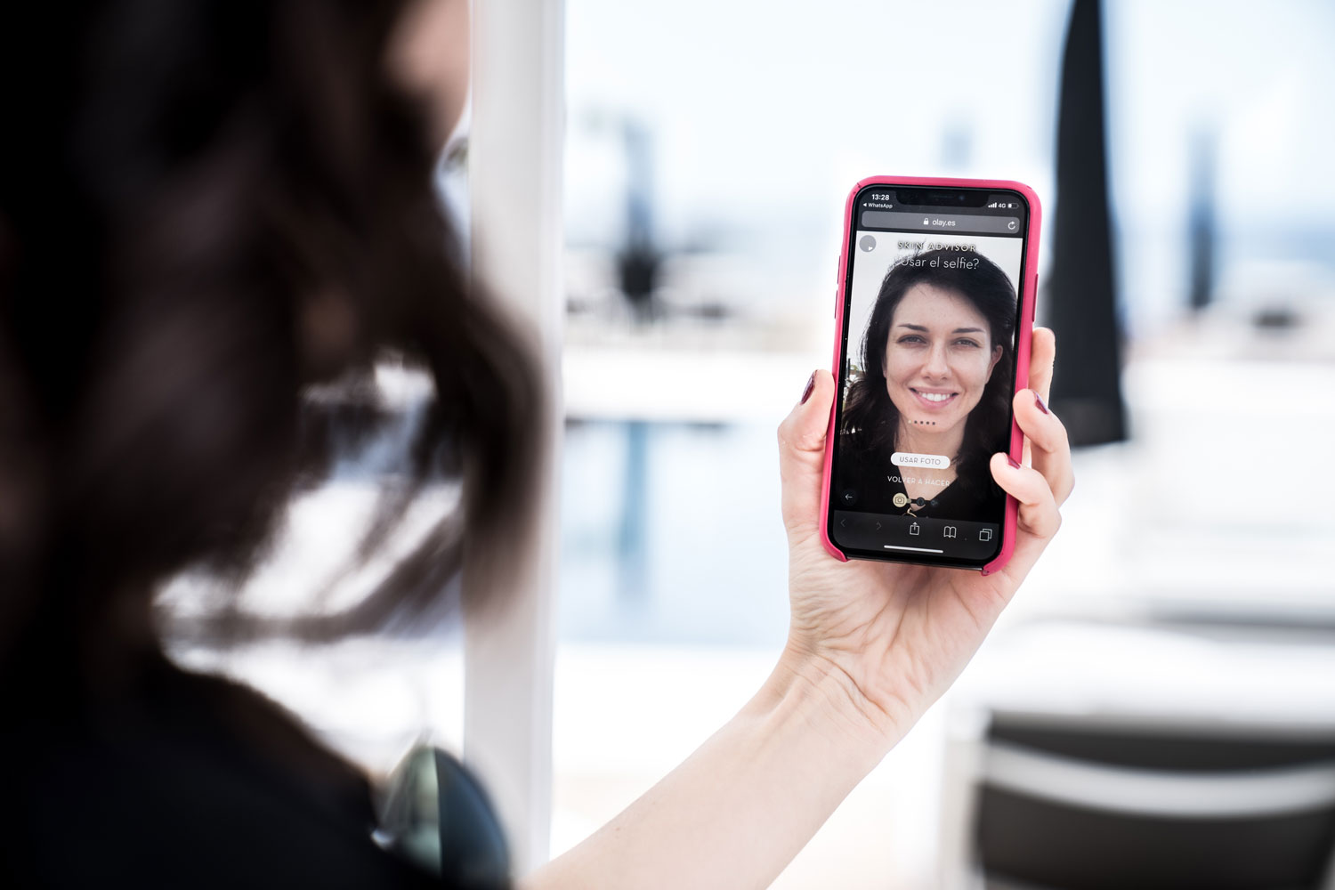 selfie de Camino para Skin Advisor durante el CosmetikTrip11