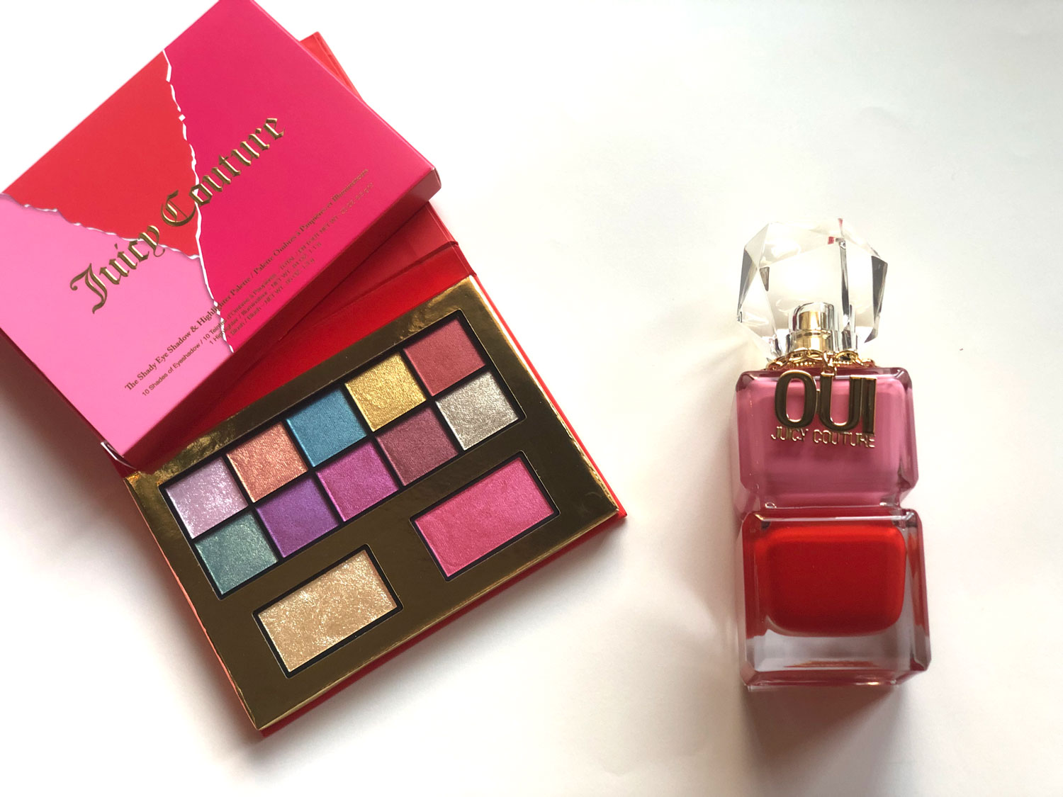 paleta y fragancia de Juicy Couture