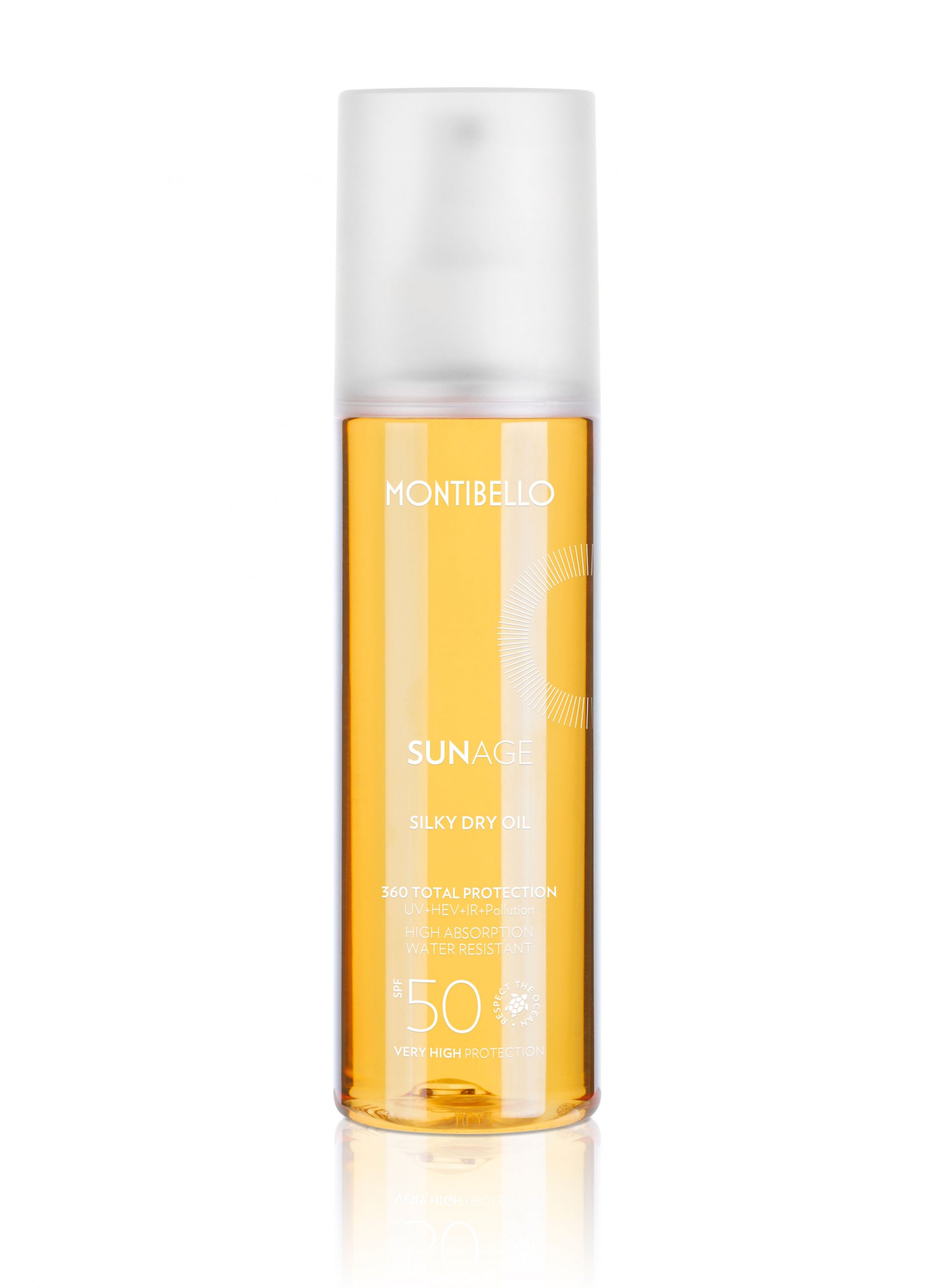 Silky dry Oil SPF50