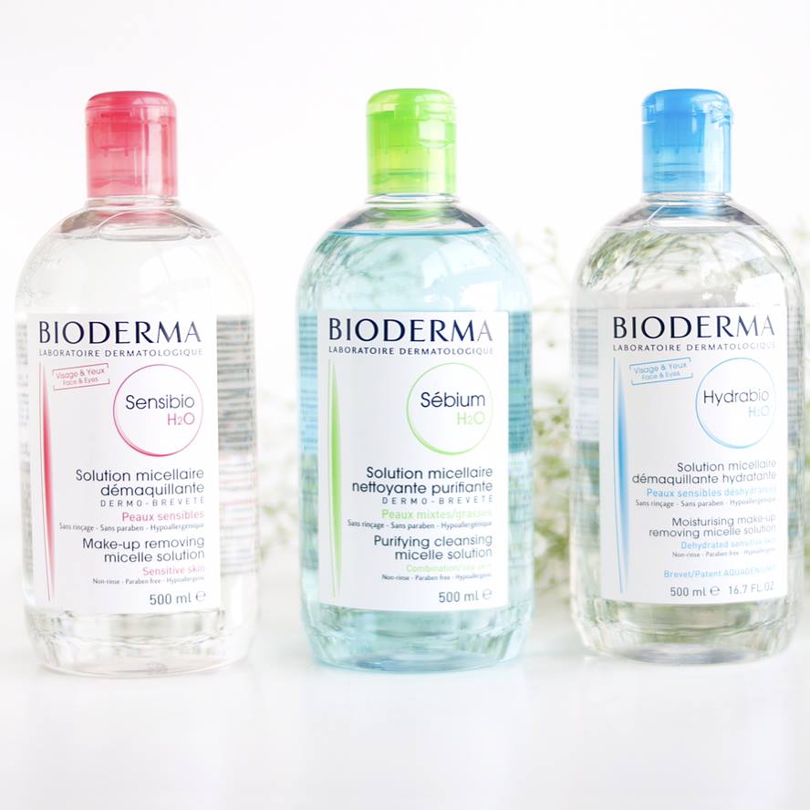 aguas micelares y desmaquillantes de Bioderma